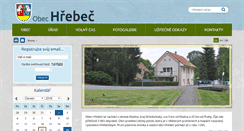 Desktop Screenshot of hrebec.cz