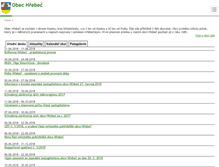 Tablet Screenshot of hrebec.cz